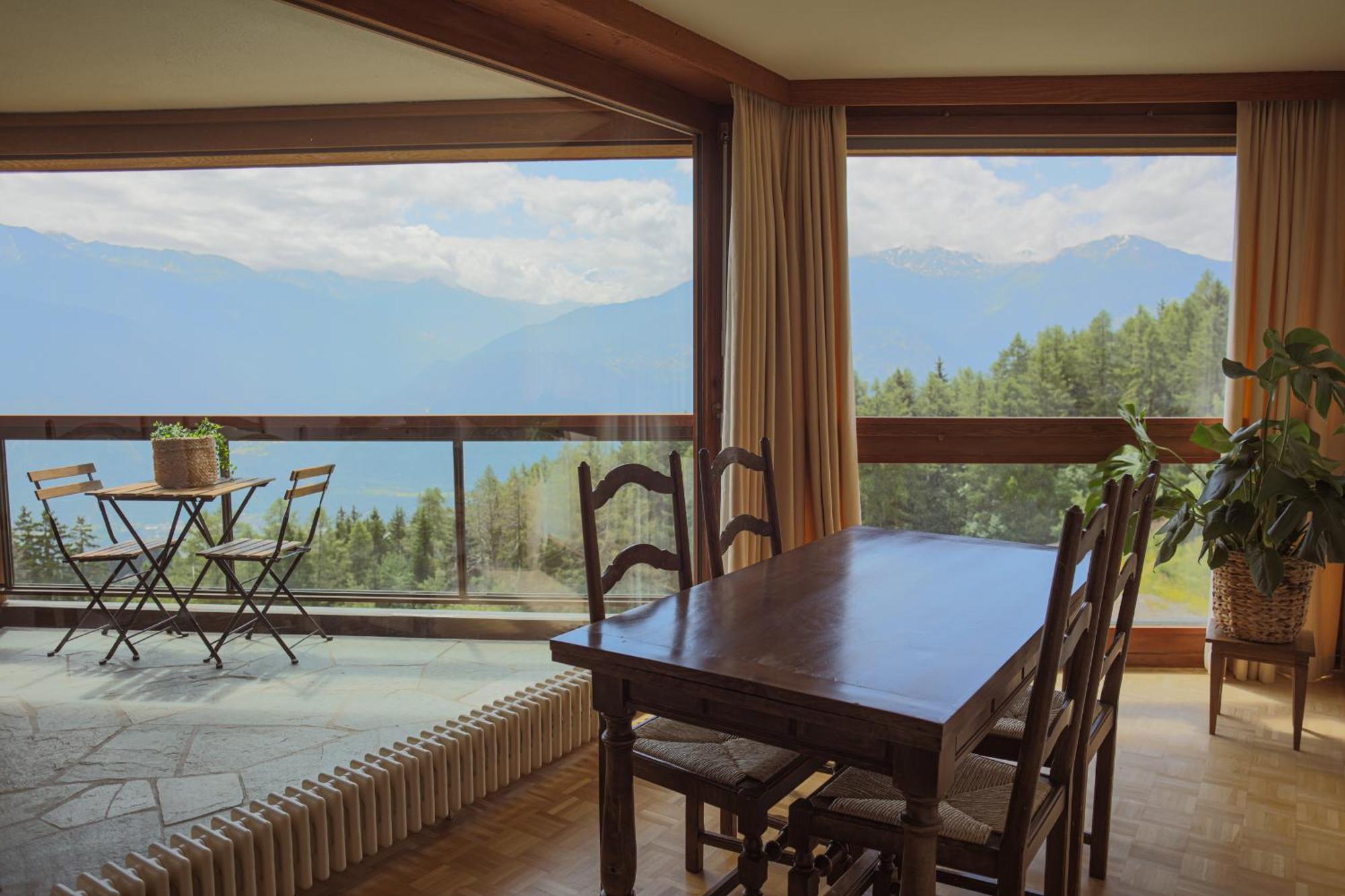 Mountain View Apartment With Parking & Fast Wifi Crans-Montana Extérieur photo